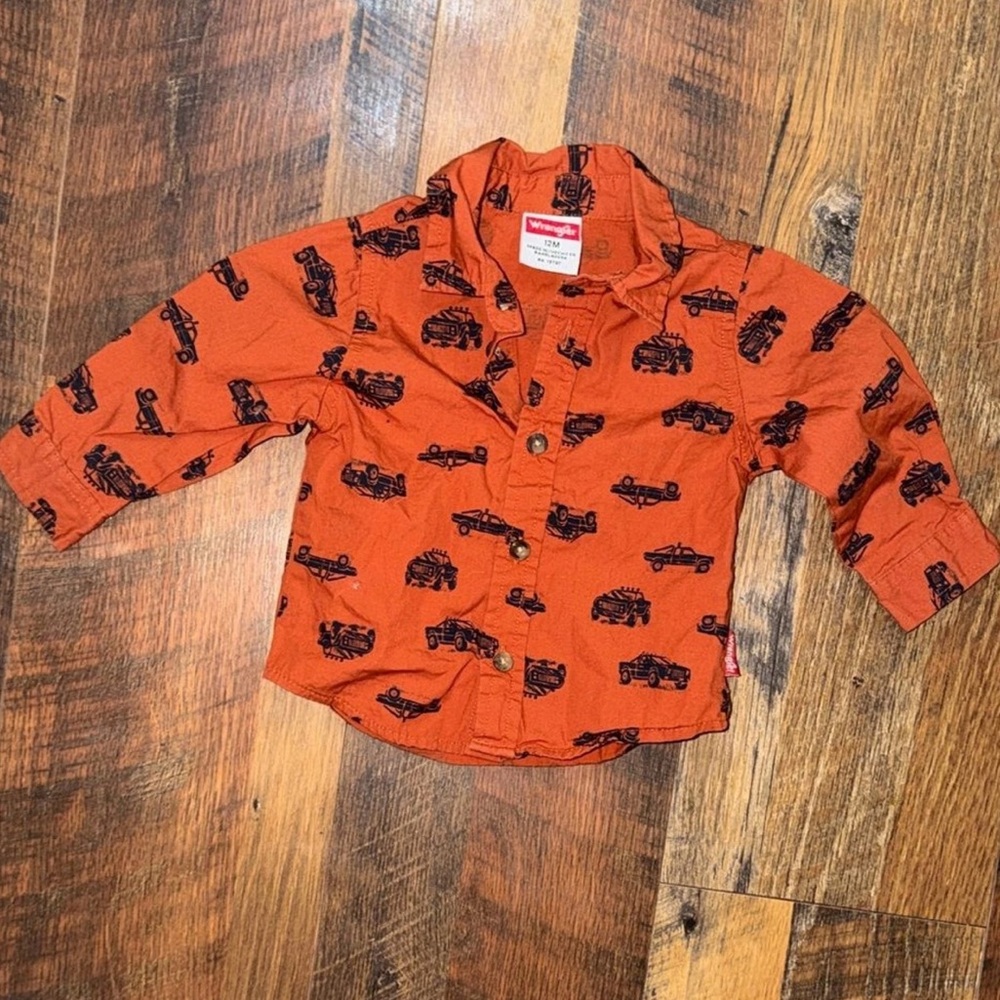 $40 Wrangler 12M Tractors Button Down